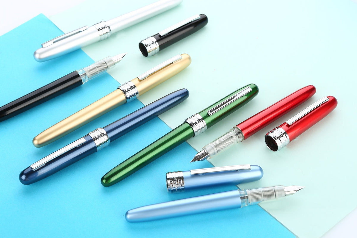 Stylo plume PLATINUM Plaisir - Vert - Fine (F) - 4977114911071