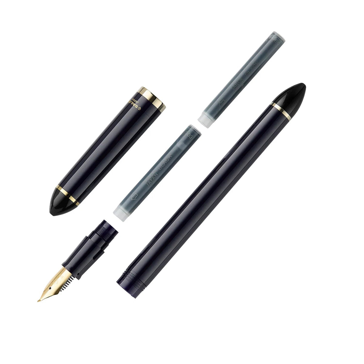 Stylo plume SAILOR Fude de Mannen - Dark Blue - 40° - 4901680176848