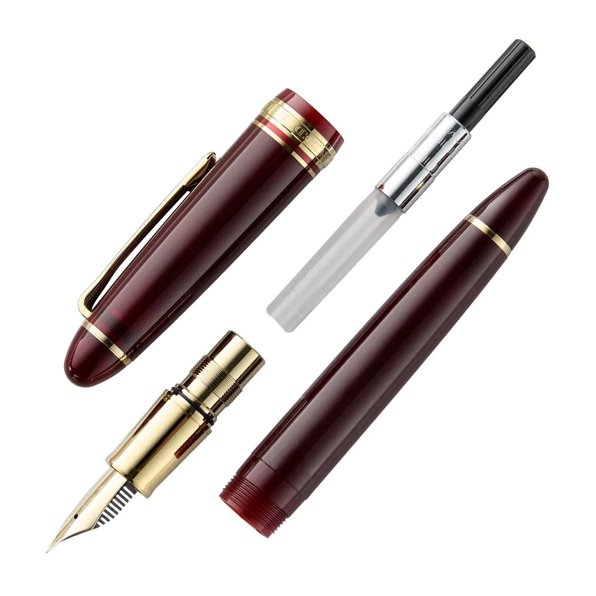 Stylo plume SAILOR Sailor 1911 Casual L Stable - Muted Red GT - Extra-fine (EF) - 4901680610250
