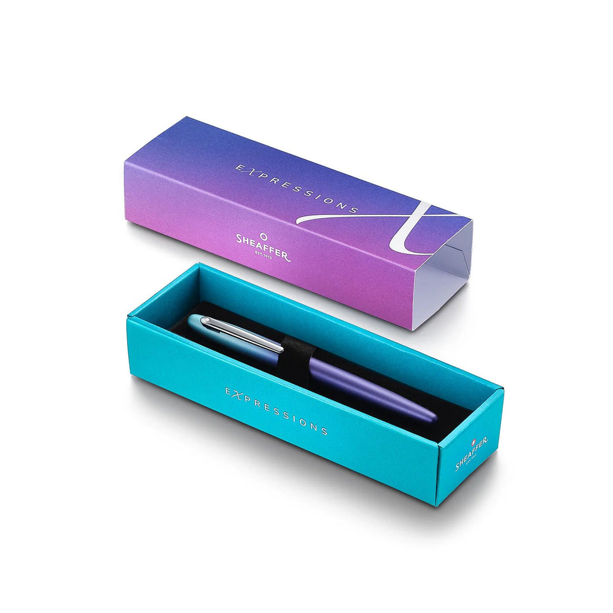 Stylo plume SHEAFFER VFM Expressions - Gradient Blue CT - Fine (F) -