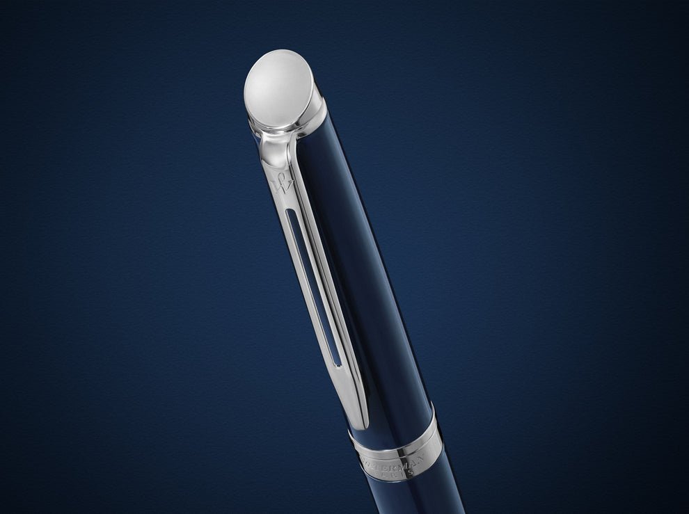 Stylo plume WATERMAN Hémisphère - Bleu Laqué CT - Fine (F) -