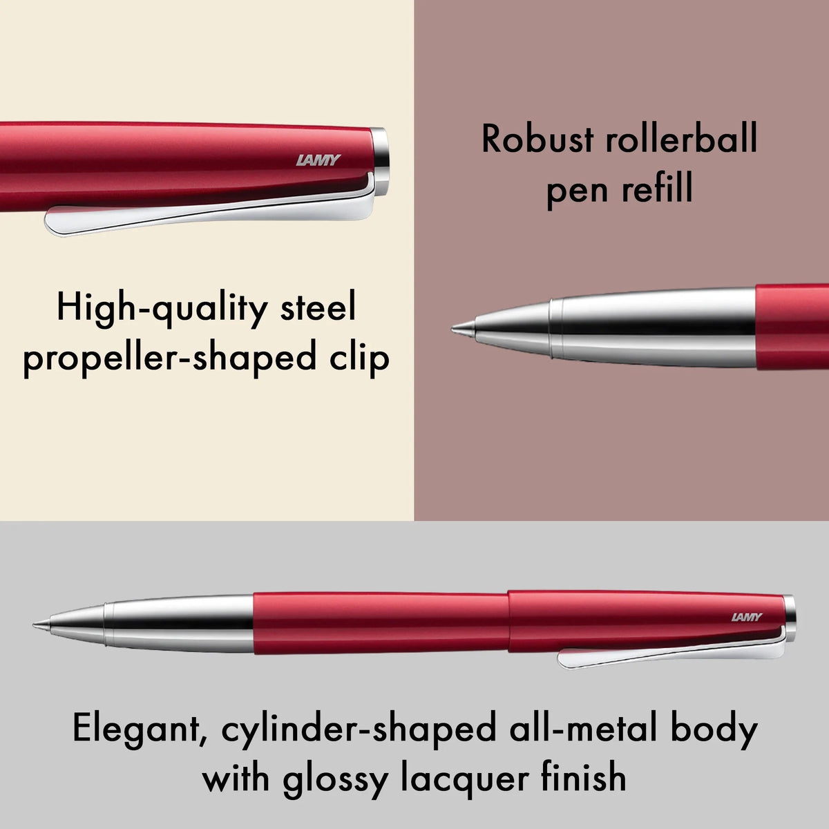 Stylo roller LAMY studio - Pianored - 4014519764298