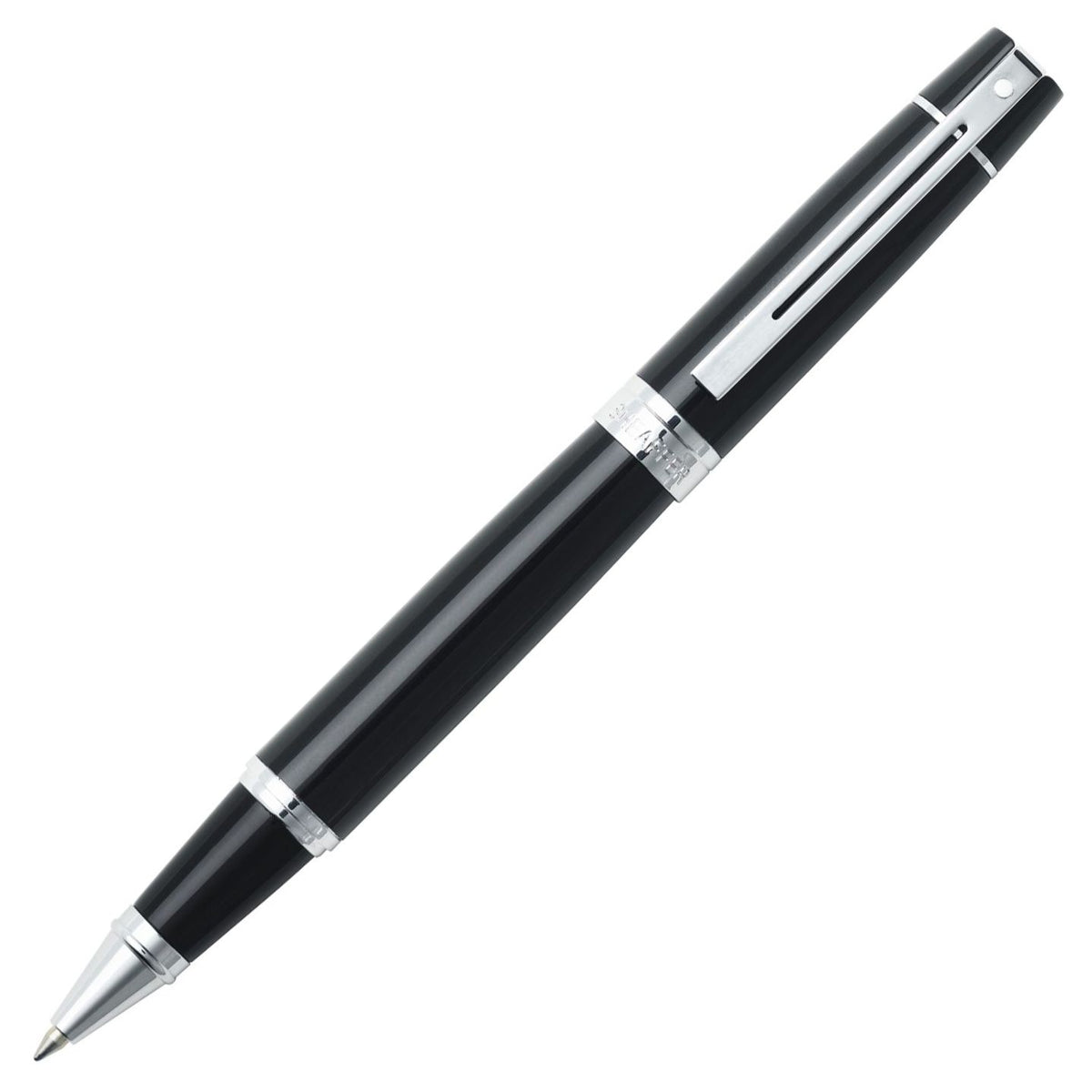 Stylo roller SHEAFFER 300 - Glossy Black CT -