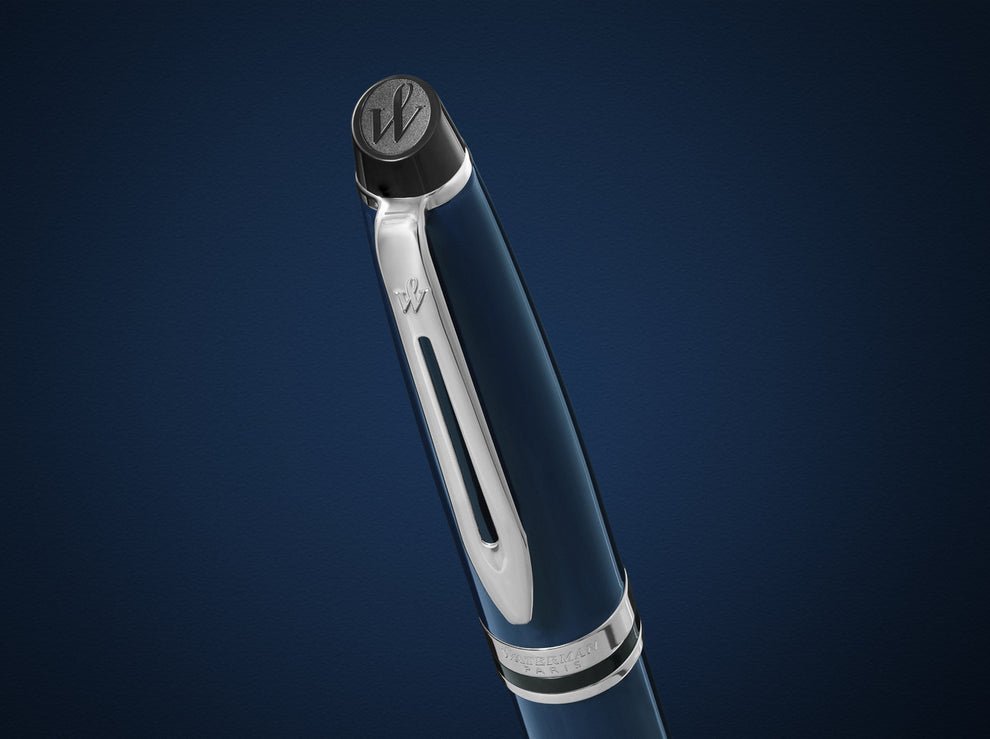 Stylo roller WATERMAN Expert - Bleu Laqué CT -