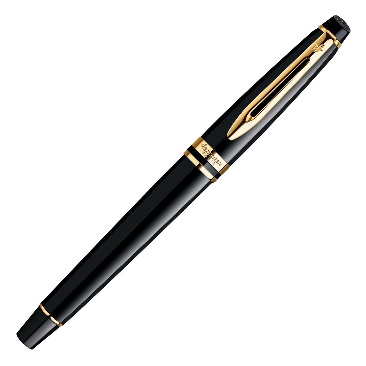 Stylo roller WATERMAN Expert - Noir Laqué GT - 3501170951682