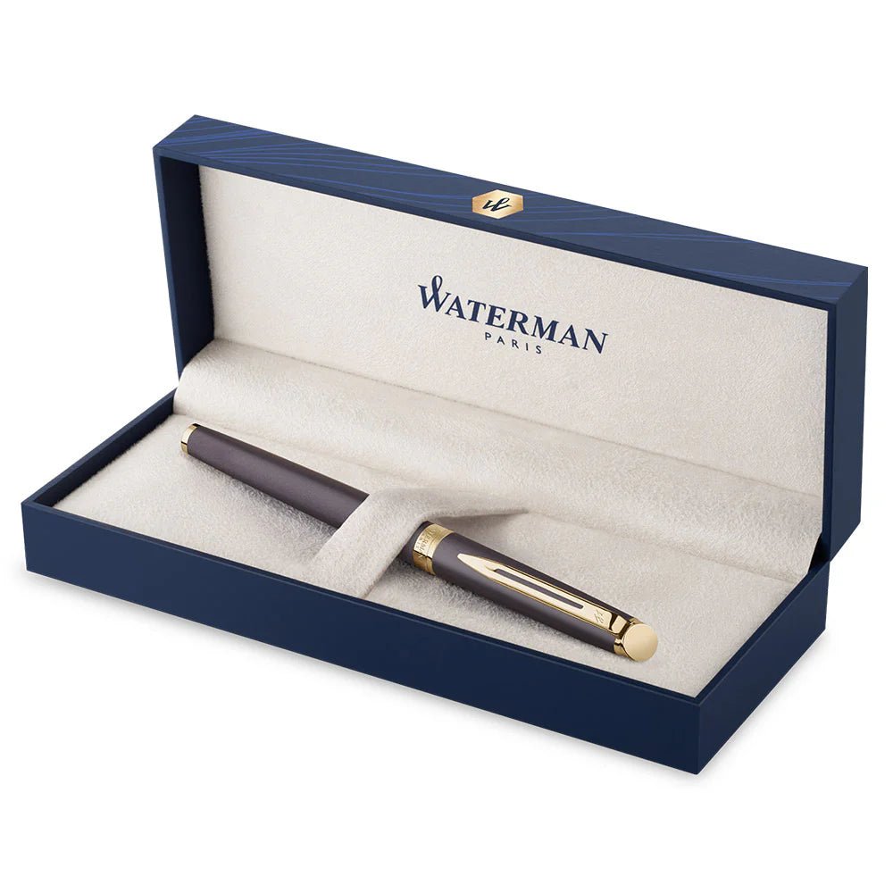 Stylo roller WATERMAN Hémisphère l'Édition Discrète - Noir Métallisé GT - 3026982179494