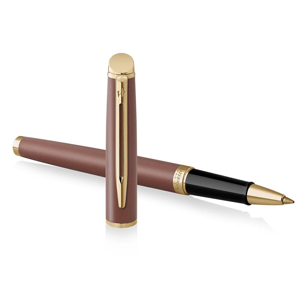 Stylo roller WATERMAN Hémisphère l'Édition Discrète - Rouge Cuivre Métallisé GT - 3026982179418