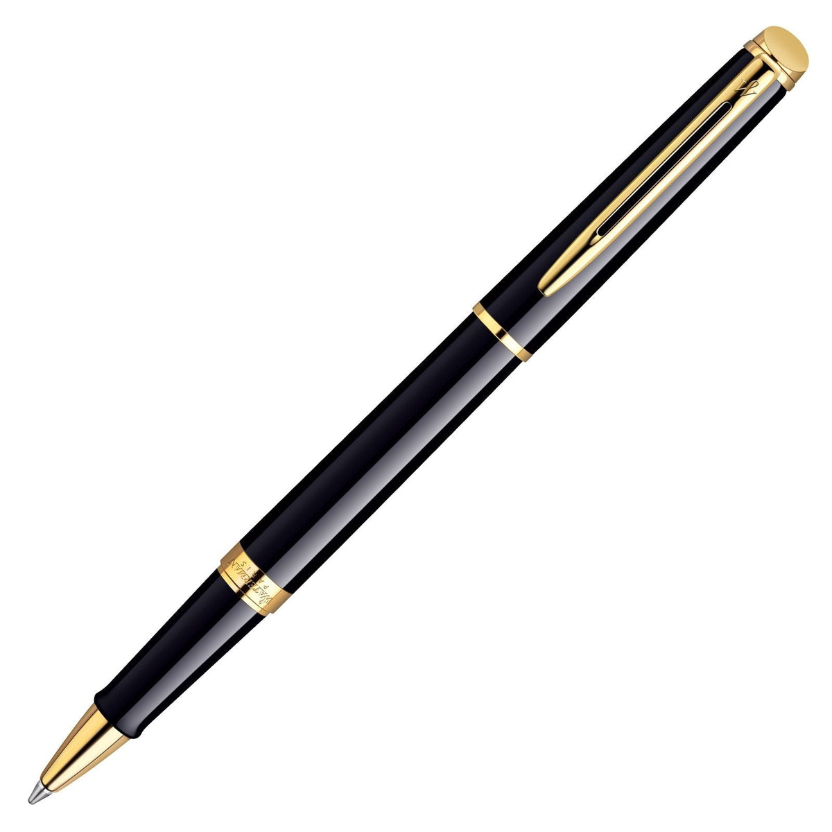 Stylo roller WATERMAN Hémisphère - Noir Laqué GT - 3501170920657