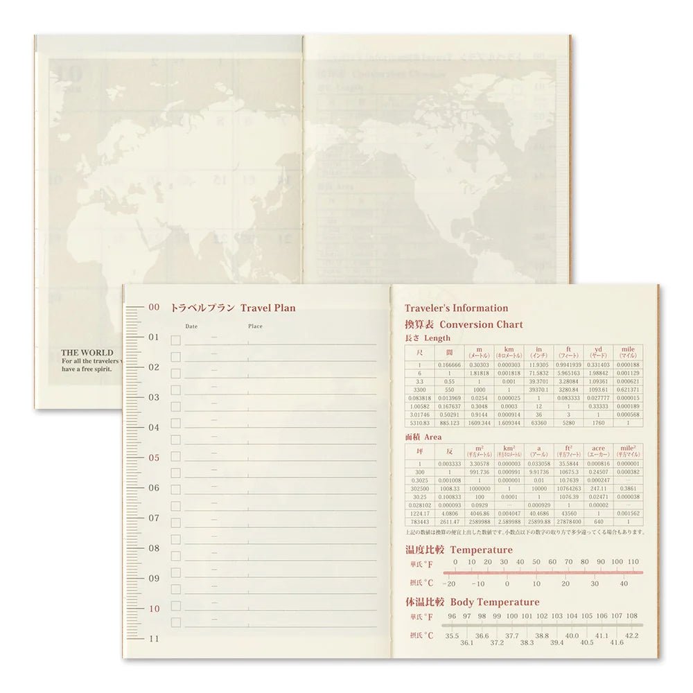 TRAVELER'S notebook - agenda mensuel 2027 (passport size) -