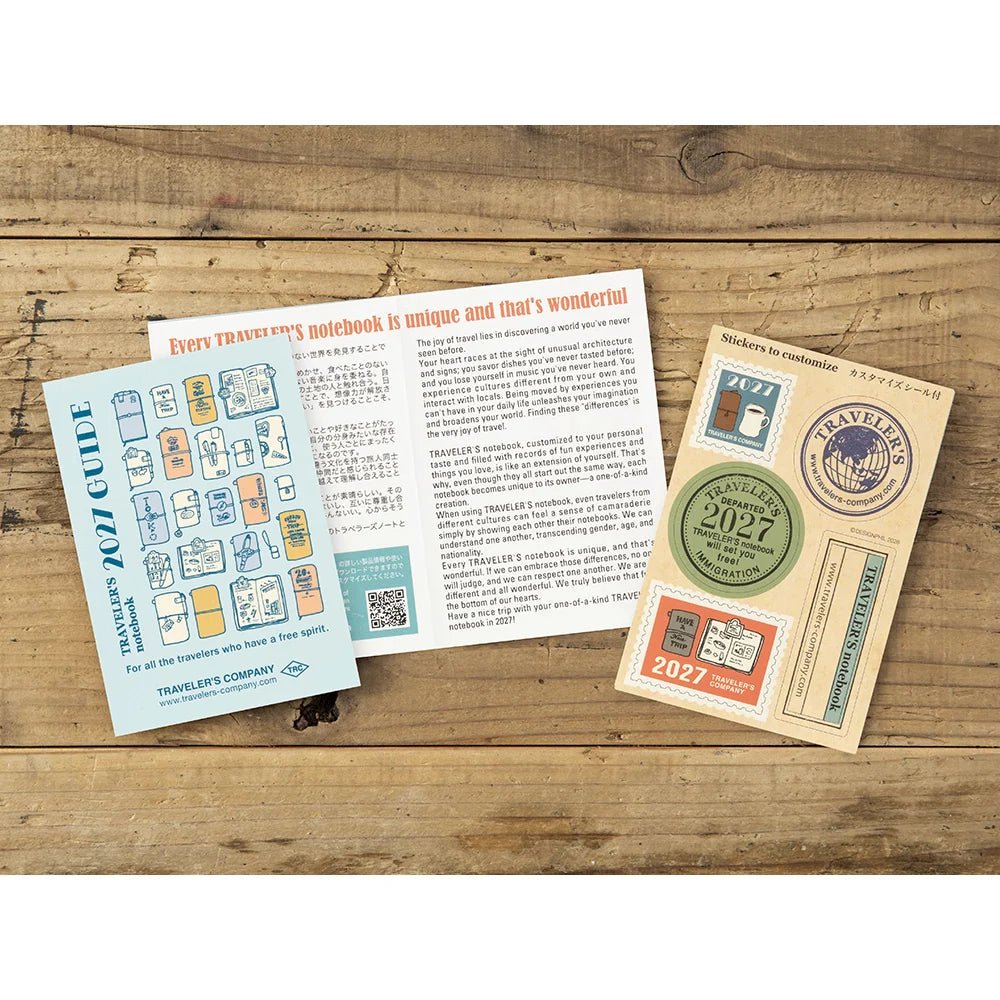 TRAVELER'S notebook - agenda mensuel 2027 (passport size) -