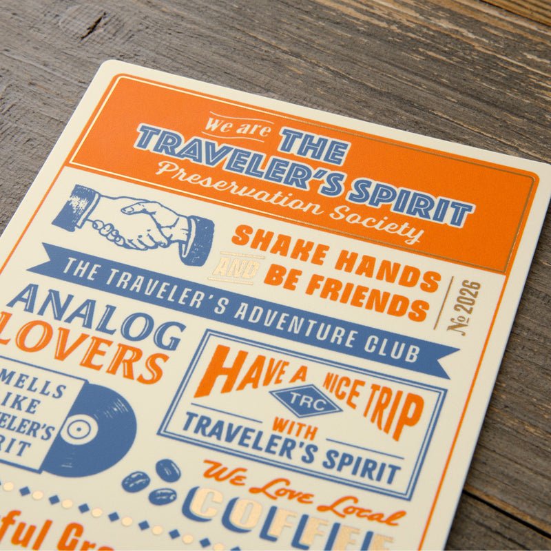 TRAVELER'S notebook - sous - main 2026 (regular size) -