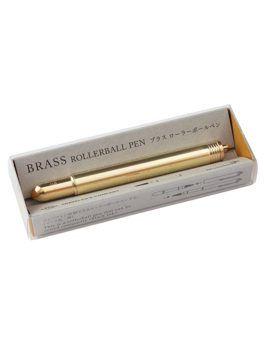 TRC BRASS - stylo roller en laiton - TN Passport size / TN Regular size - 0.5 - 4902805367271