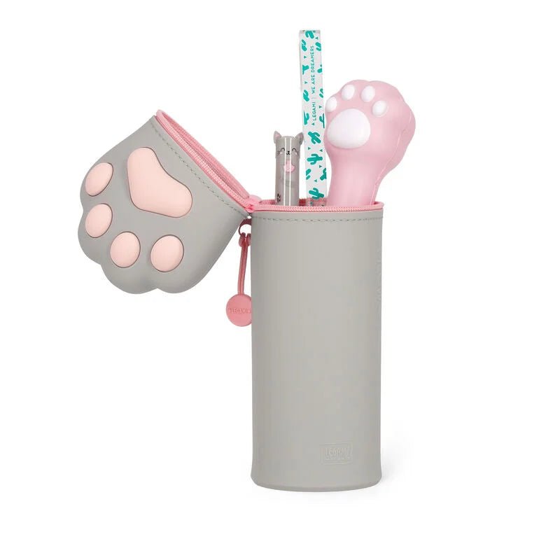Trousse 2 - en - 1 LEGAMI Kawaii - Patte de Chat -