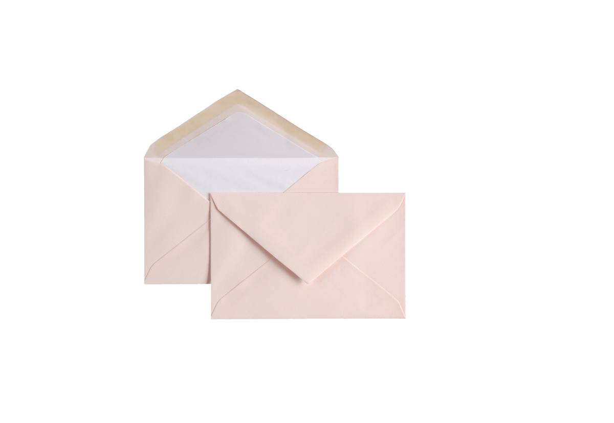 25 enveloppes Vergé format 9 x 14 cm - 9 x 14 cm - 100 g/m² - Rose - 5413036174211