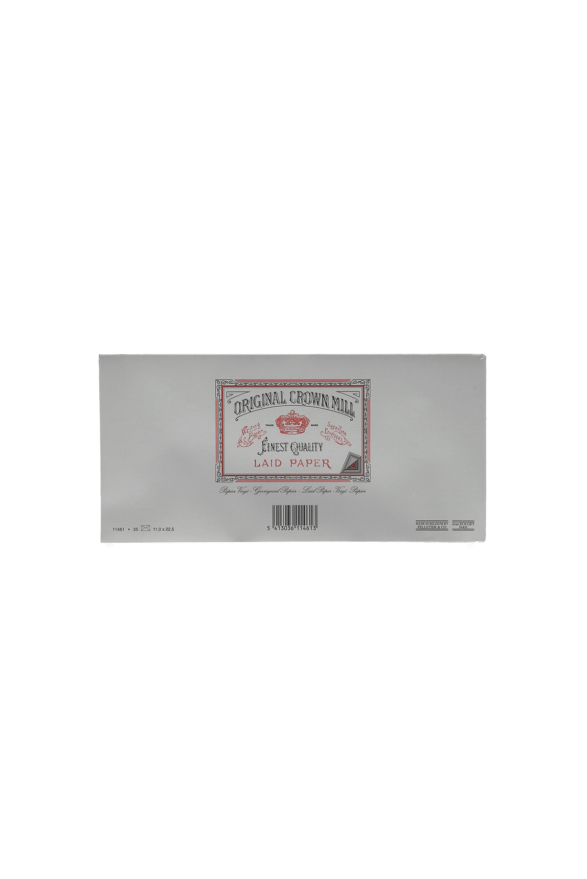 25 enveloppes Vergé format DL - 11 x 22.5 cm - 100 g/m² - Gris - 5413036114613