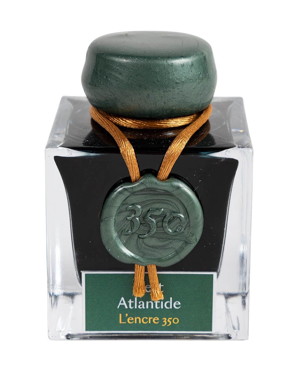 Encre 350 JACQUES HERBIN Édition Limitée Vert Atlantide - 50 ml - Vert Atlantide - 3188555151396