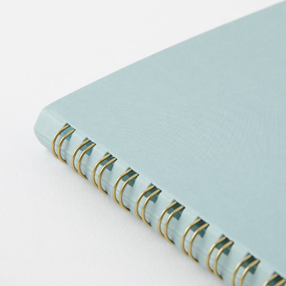 Midori Note Dot Spirale - A5 - Pointillé - Bleu Ciel - 4902805153348