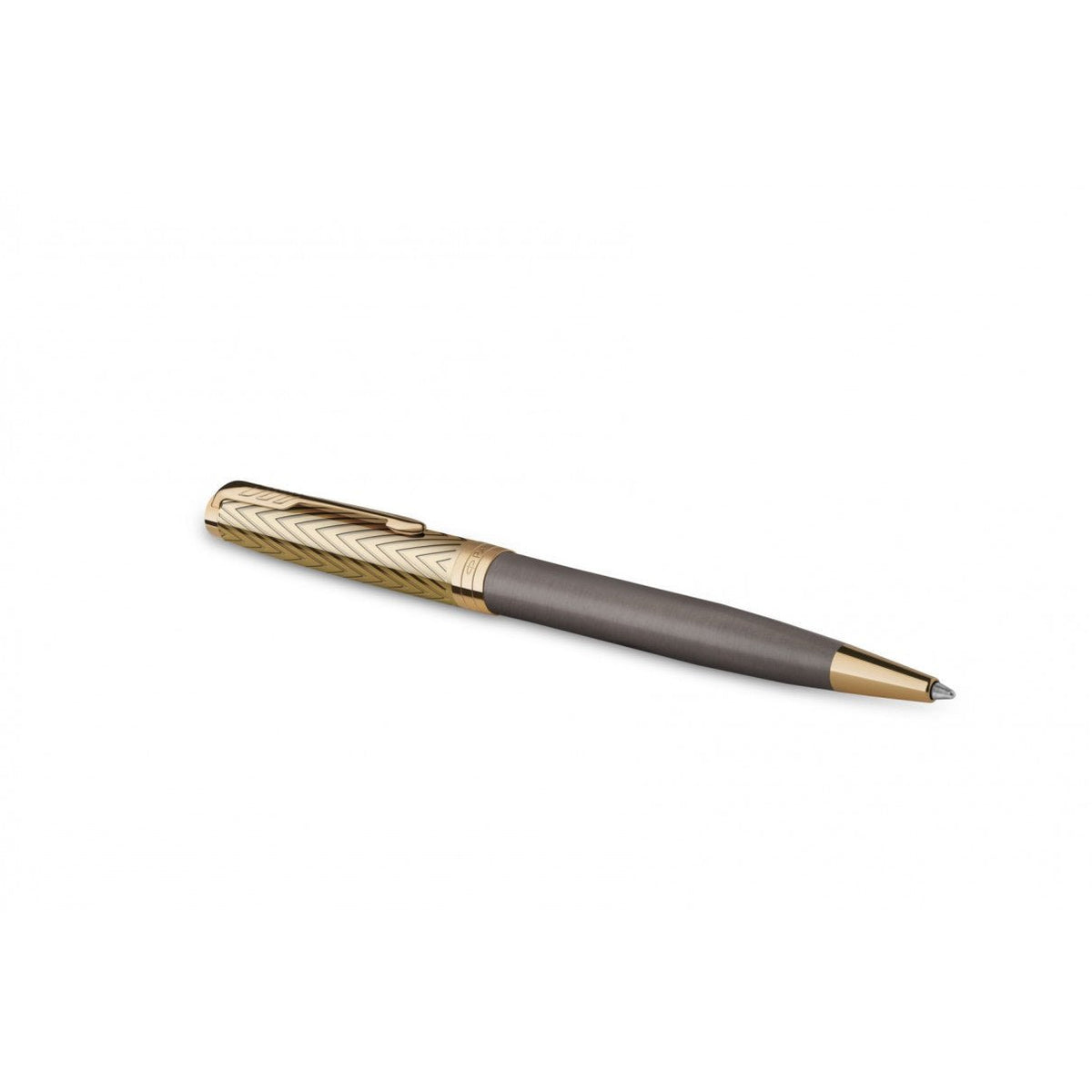 Stylo bille PARKER Sonnet Pioneers Collection - Medium (M) - Vernis Gris GT - -
