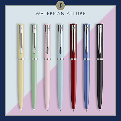 Stylo bille WATERMAN Allure - Medium (M) - Bleu - 3026980681913