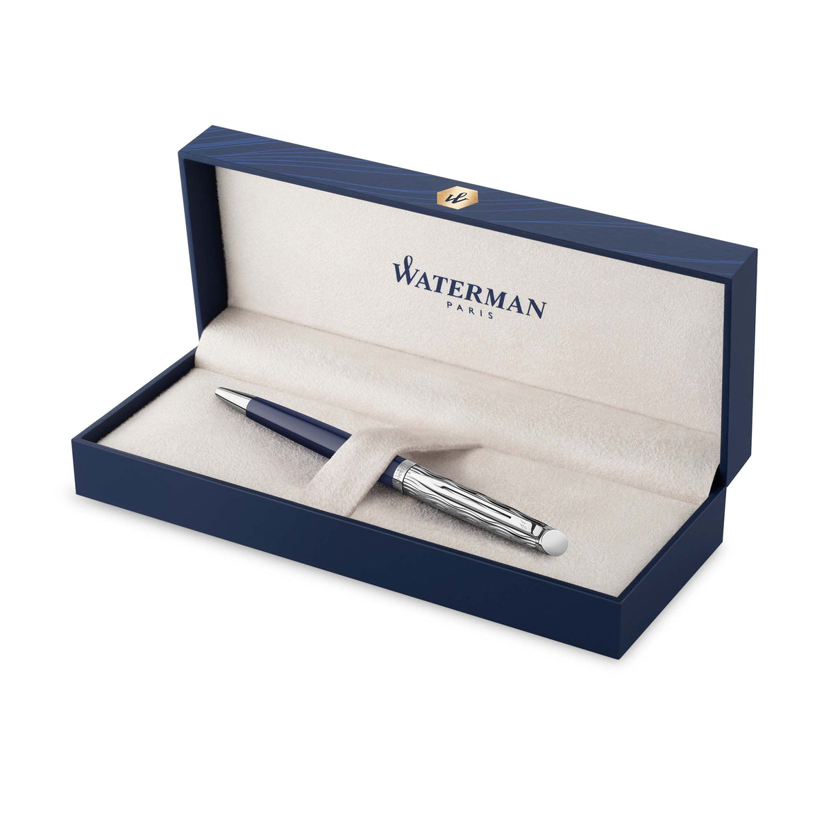 Stylo bille WATERMAN Hémisphère l'Essence du Bleu - Medium (M) - Bleu - 3026981664700