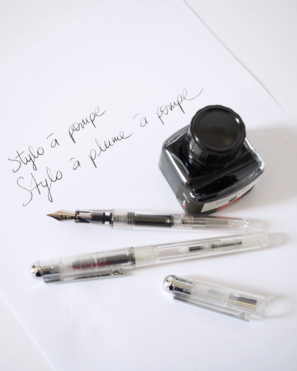 Stylo plume JACQUES HERBIN transparent - Fine (F) - Transparent - 3188550220004