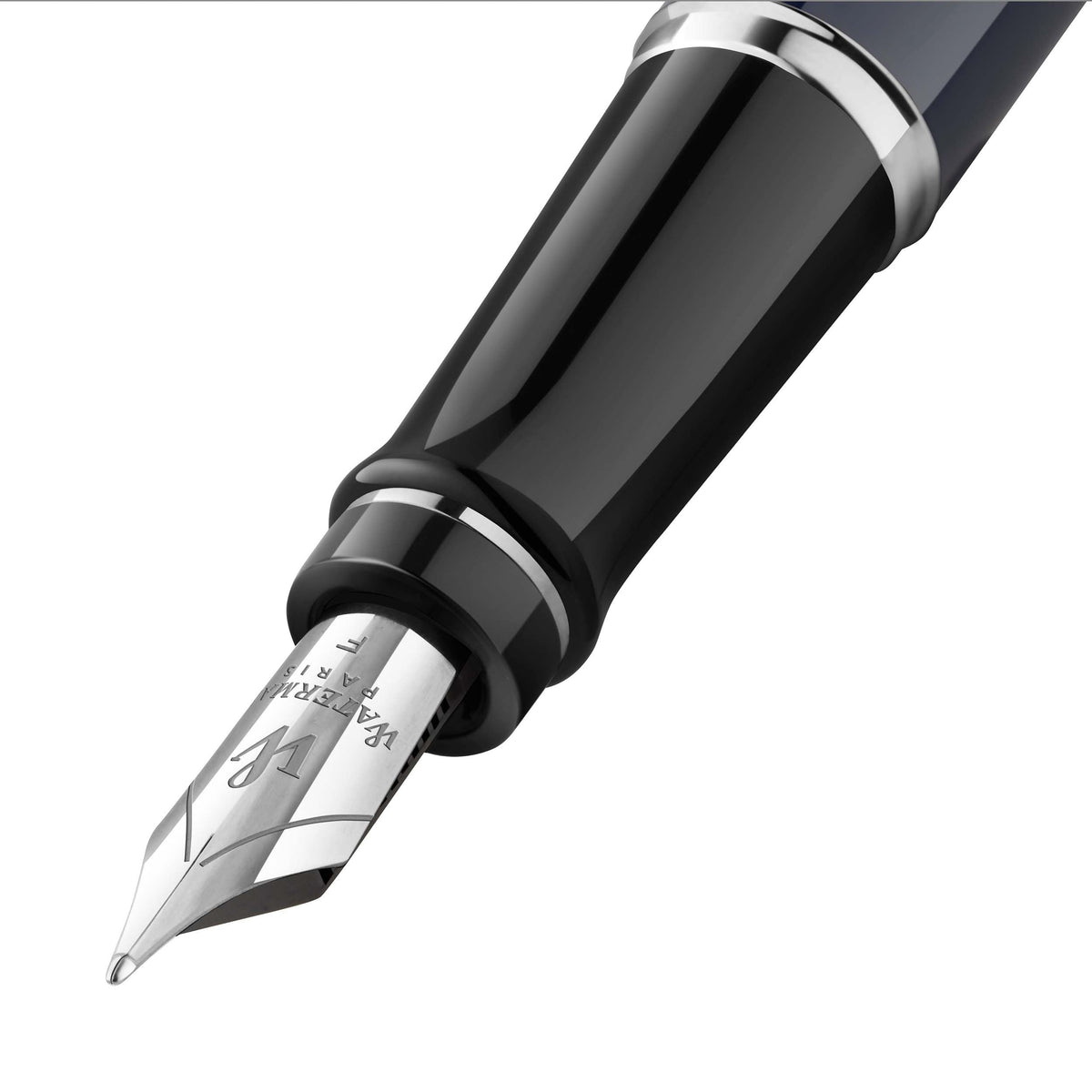 Stylo plume WATERMAN Expert l'Essence du Bleu - Fine (F) - Bleu - 3026981664267