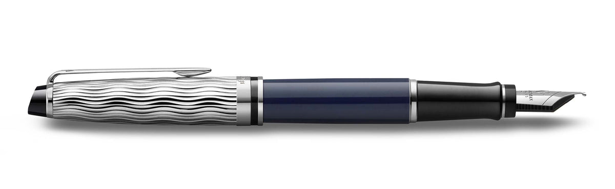 Stylo plume WATERMAN Expert l'Essence du Bleu - Fine (F) - Bleu - 3026981664267