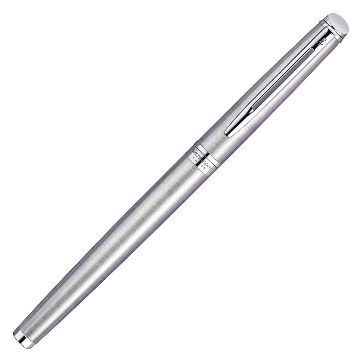 Stylo plume WATERMAN Hémisphère - Fine (F) - Acier Métallisé CT - -