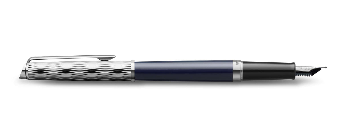 Stylo plume WATERMAN Hémisphère l'Essence du Bleu - Fine (F) - Bleu - 3026981664670