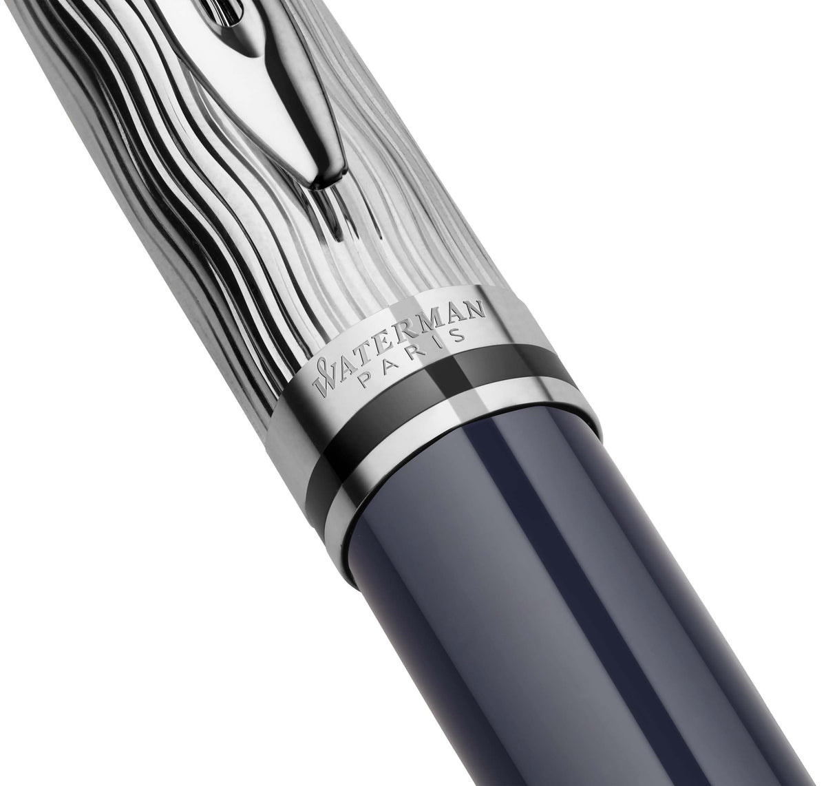 Stylo roller WATERMAN Expert l'Essence du Bleu - Fine (F) - Bleu - 3026981664298