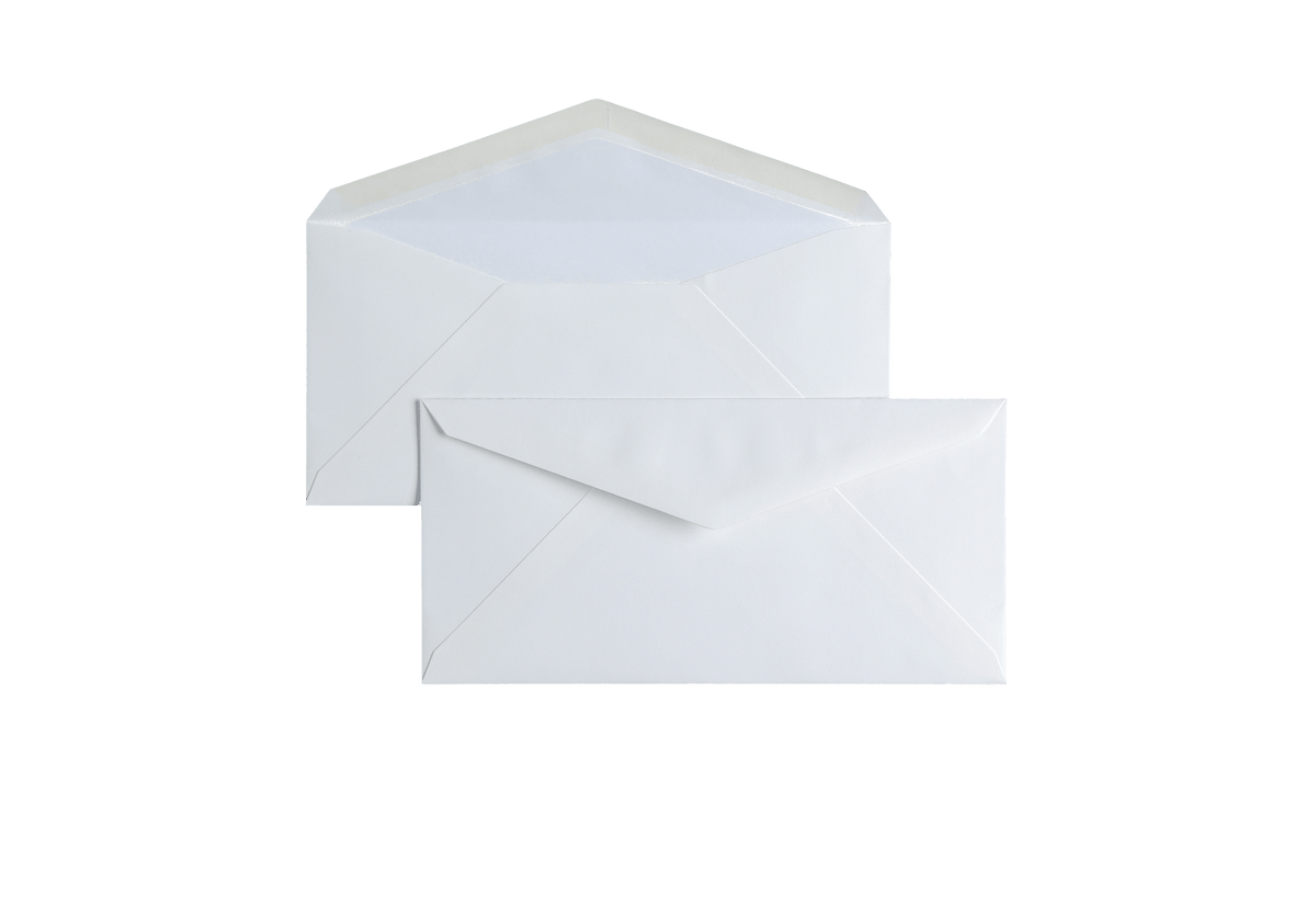 25 enveloppes ORIGINAL CROWN MILL Papier Vélin - DL (110 x 225 mm) - 120 g/m² - Blanc - 5413036194615