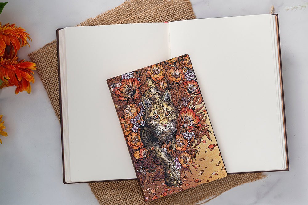 Agenda 2026 - 2027 PAPERBLANKS L'Ascension du Lynx - 1 semaine sur 2 pages - Mini - Softcover - Horizontal - 176p - 9780349721095