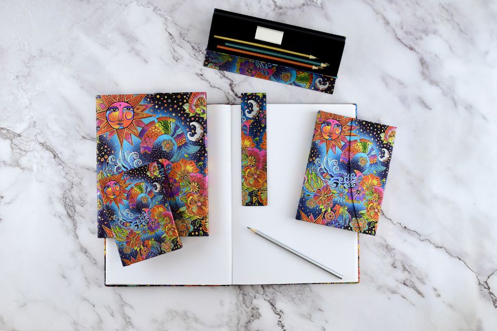 Agenda 2026 - 2027 PAPERBLANKS Magie Céleste - 1 semaine sur 2 pages - Mini - Softcover - Horizontal - 176p - 9780349721088