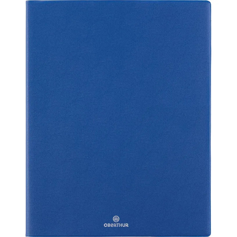 Agenda 2027 OBERTHUR Odessa - 21 x 27 cm - 1 semaine sur 2 pages - Orientation verticale - Bleu - 3664447228839