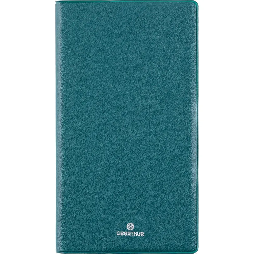 Agenda 2027 OBERTHUR Odessa - 9 x 16,5 cm - 1 semaine sur 2 pages - Orientation horizontale - Vert - 3664447228945