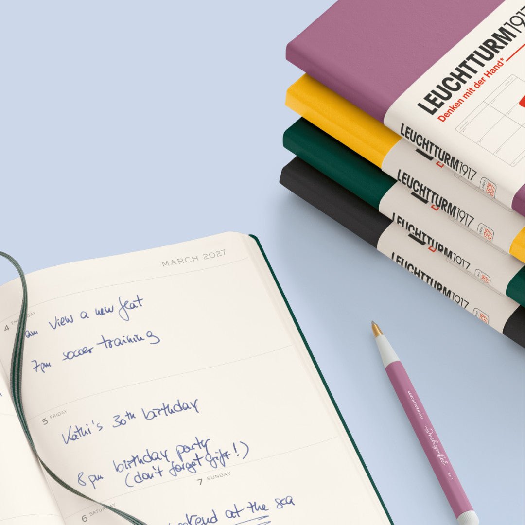 Agenda Semainier 2026 - 2027 (18 mois) LEUCHTTURM1917, Anglais - A5 - Hardcover - Sunflower - 4070292003412