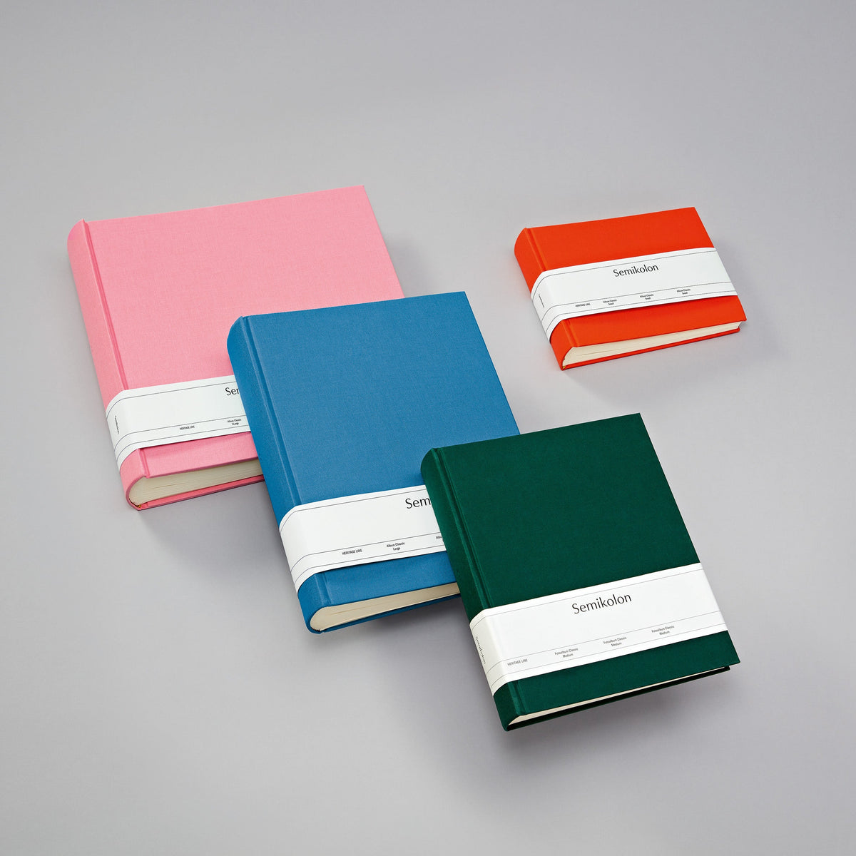 Album photo SEMIKOLON Classic Large - 24.5 x 30.5 cm - 130 pages - Burgundy - 4250053621585