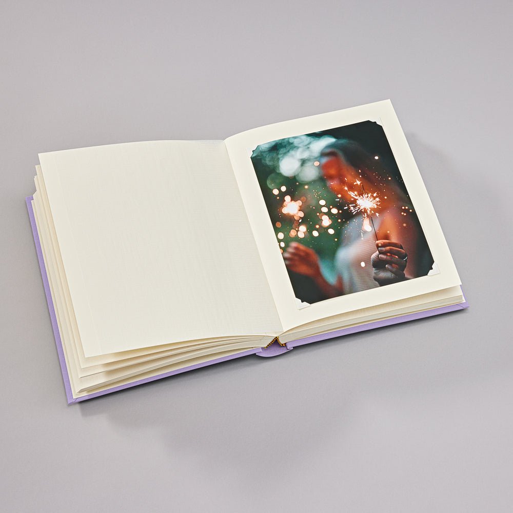 Album photo SEMIKOLON Classic Medium - 21.6 x 25.5 cm - 80 pages - Lilac Silk - 4004117645235