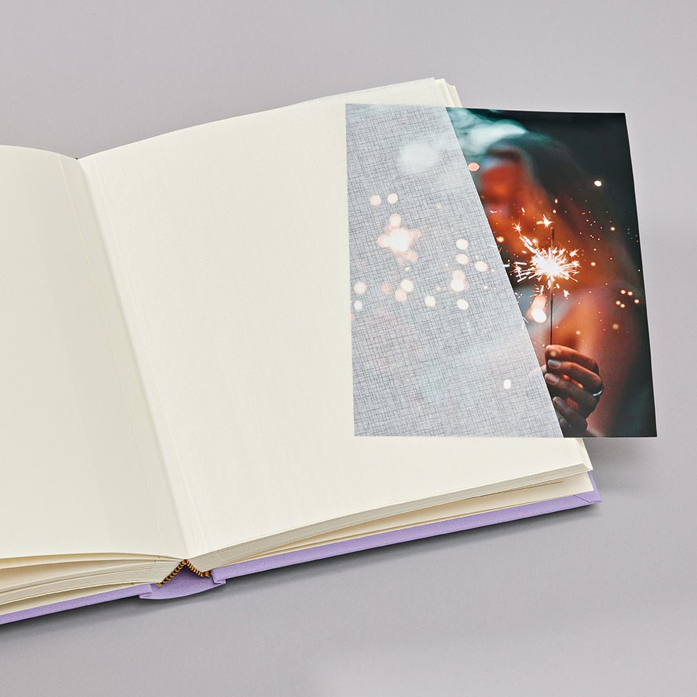 Album photo SEMIKOLON Classic Medium - 21.6 x 25.5 cm - 80 pages - Lilac Silk - 4004117645235