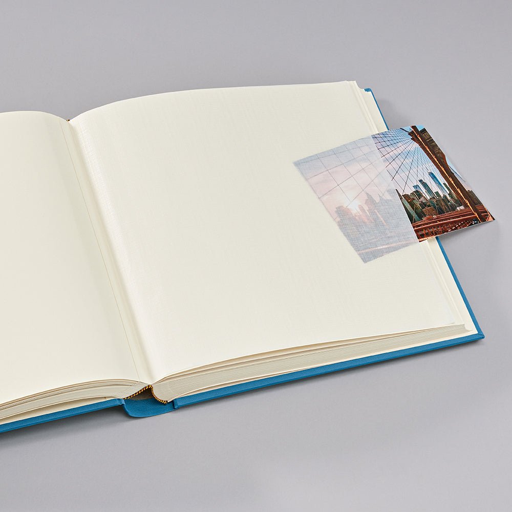 Album photo SEMIKOLON Classic XLarge - 32 x 31 cm - 130 pages - Azzurro - 