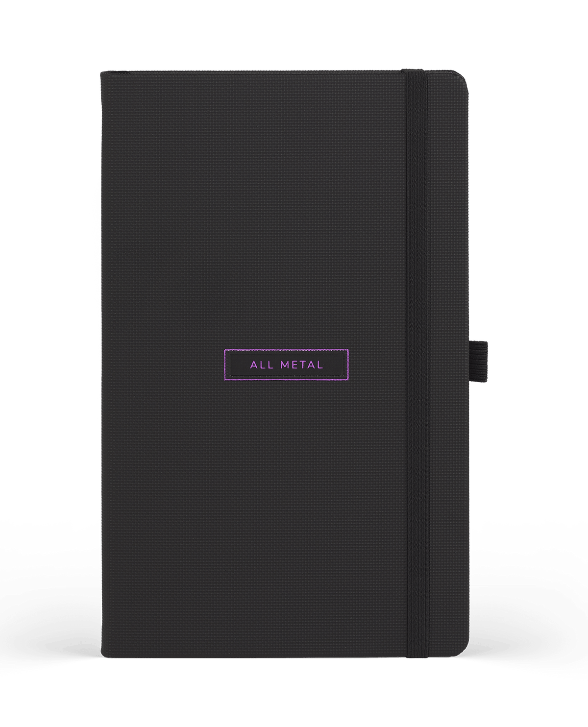 Carnet CASTELLI MILANO All Metal - 13 x 21 cm - Hardcover - Ligné - Fuchsia - 8056149954683