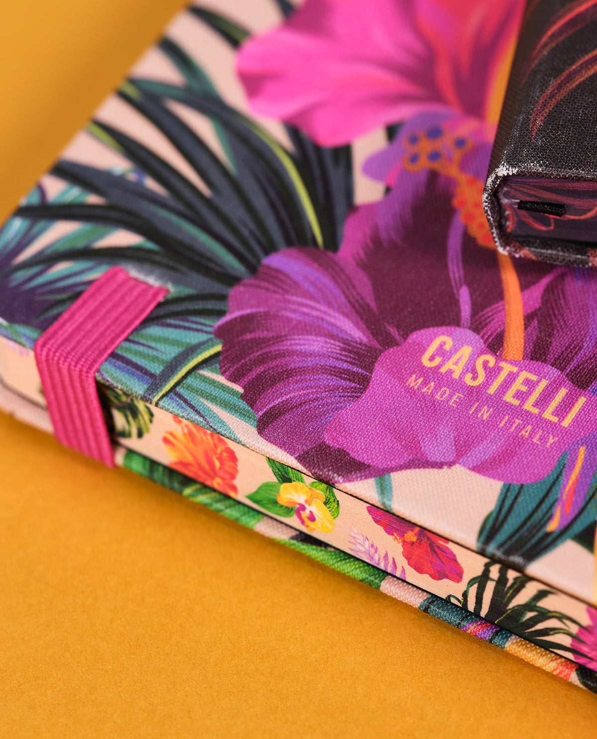 Carnet CASTELLI MILANO Eden - 9 x 14 cm - Hardcover - Ligné - Tropical - 8056149953440