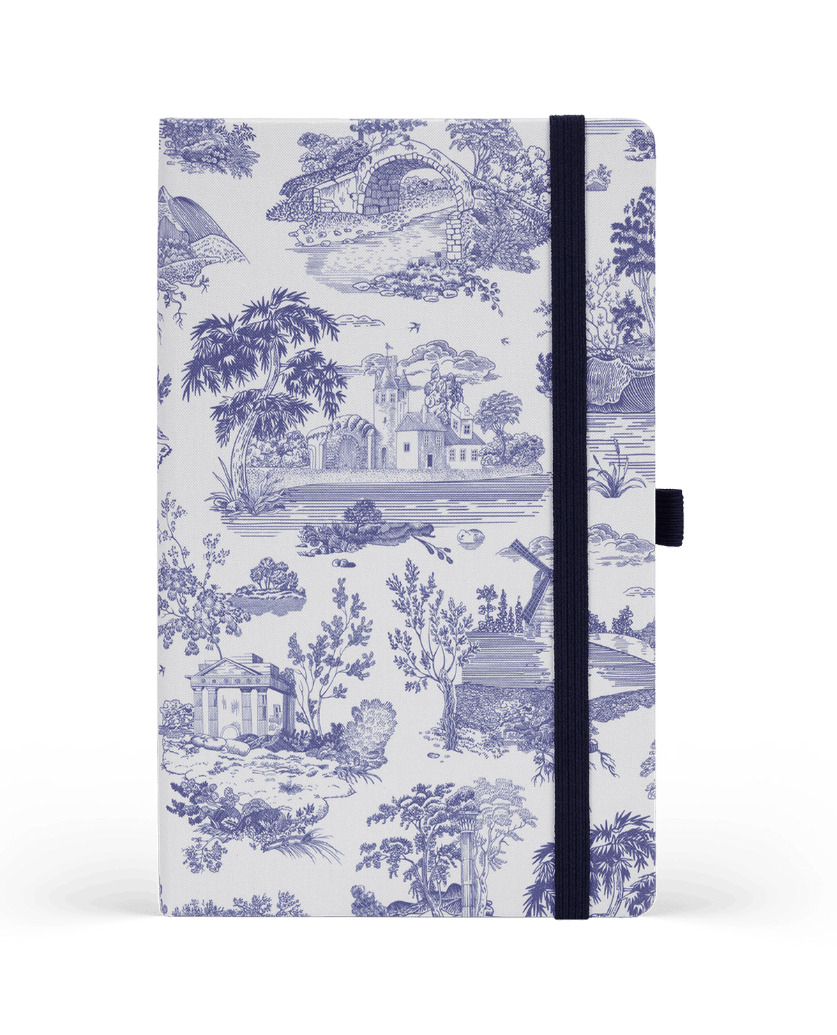Carnet CASTELLI MILANO Landscapes - 13 x 21 cm - Hardcover - Ligné - Marine Blue - 8056149959862