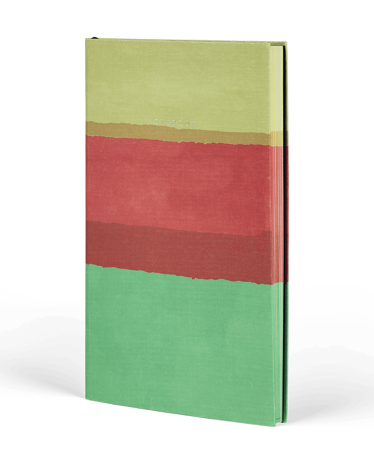 Carnet CASTELLI MILANO Stripes - 19 x 25 cm - Hardcover - Ligné - Apricot - 8056149954607