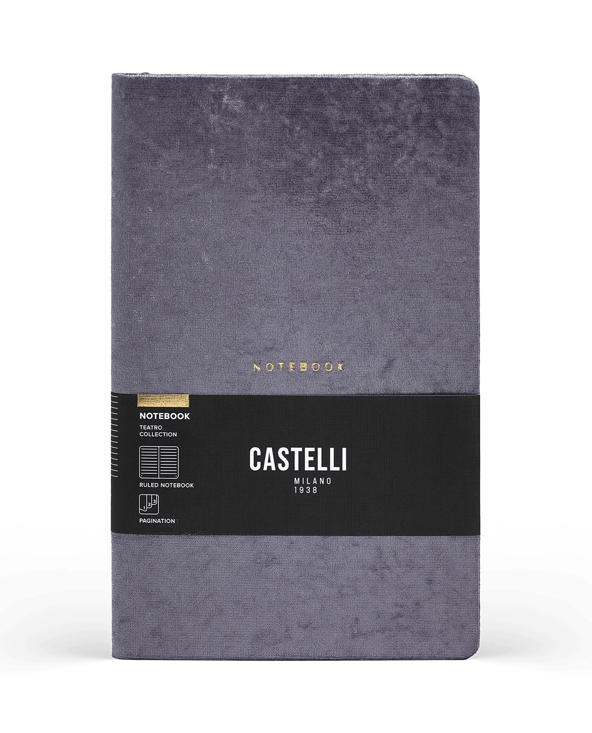 Carnet CASTELLI MILANO Teatro - 13 x 21 cm - Hardcover - Ligné - Avio - 8056149956168