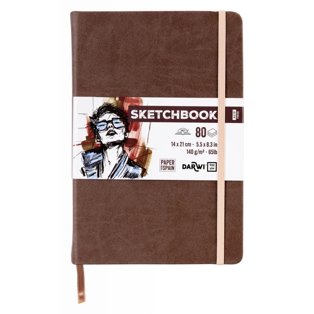 Carnet DARWI For You Sketchbook - A5 - Uni - Brun - 5411711466835