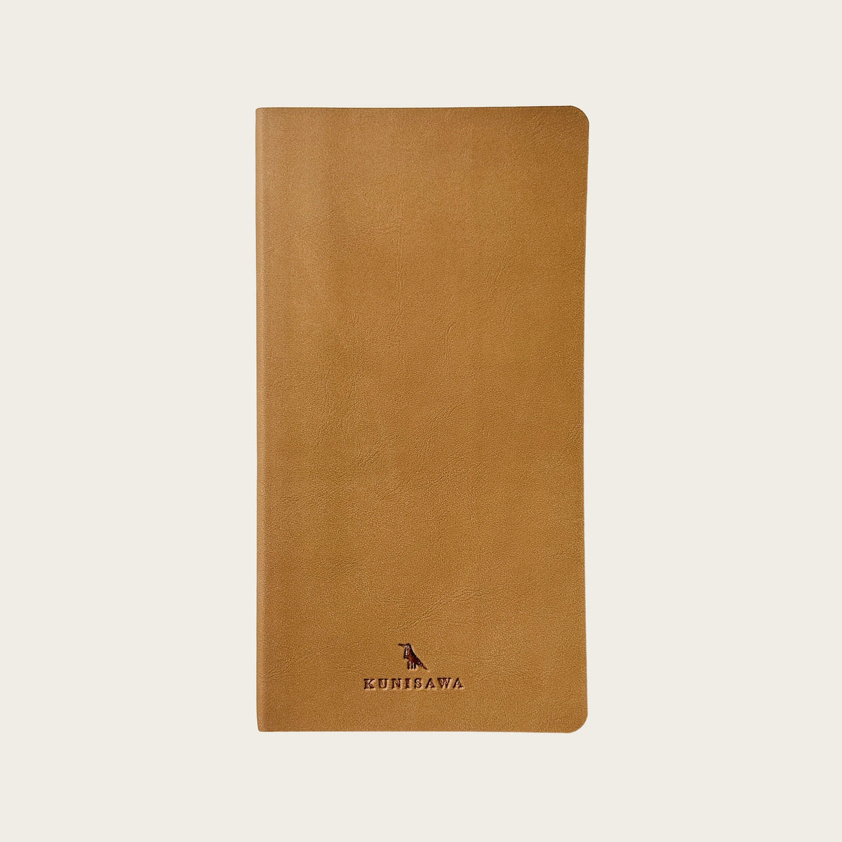 Carnet KUNISAWA Find Flex Note - 11 x 21 cm - Softcover - Quadrillé - Beige - 