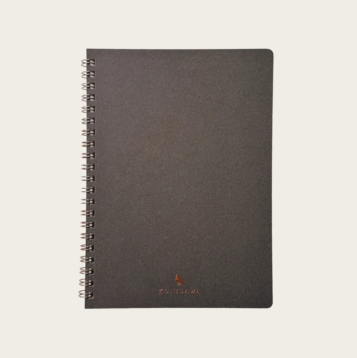 Carnet KUNISAWA Find Ring Note - A5 - Softcover - Quadrillé - Charcoal - 