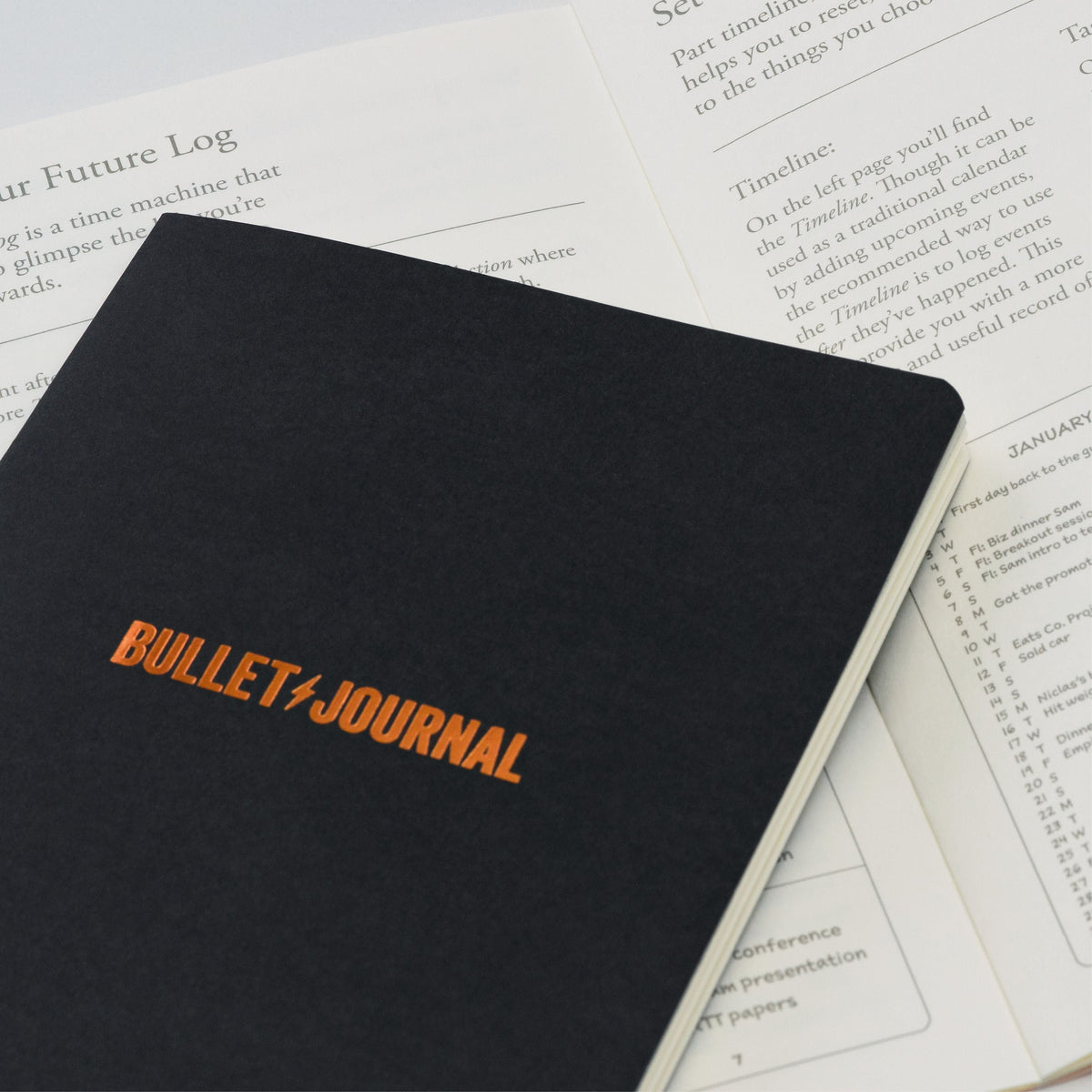 Carnet LEUCHTTURM1917 Bullet Journal Edition 2 - A5 - Hardcover - Pointillé - Yellow24 - 4004117655128