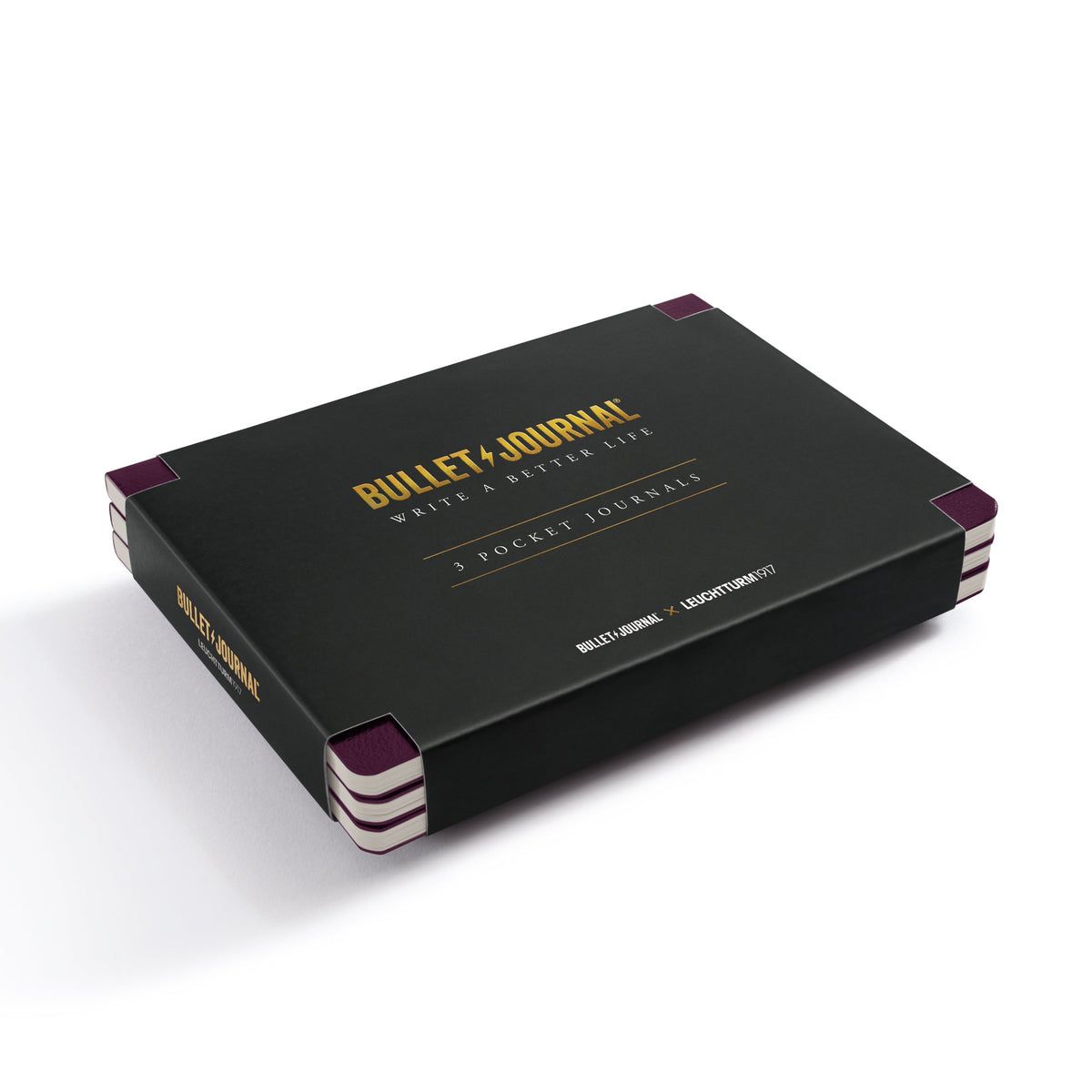 Carnet LEUCHTTURM1917 Bullet Journal Pocket - 144 x 104 mm - Softcover - Pointillé - Purple26 - 4070292004051